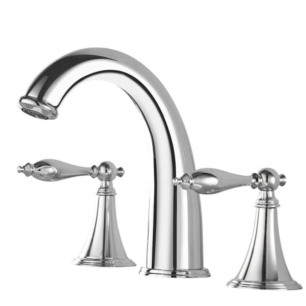 Robinet moderne en laiton 3 trous finition chrome pour transformer votre espace bien-être