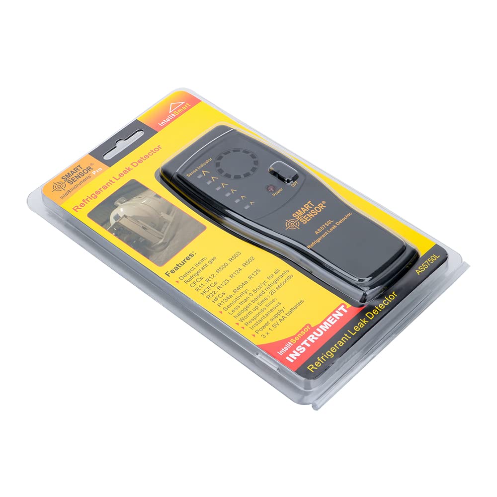 Analizador de gas Freón Probador de fugas de gas CFC, HCFC, HFCs, Halógeno, Freón Gas Detector Refrigerante, Monitor de aire acondicionado, fugas de gas