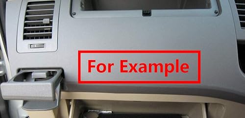 Miniatura 3 de K1AutoParts 1 par de portavasos marrón para Toyota Fortuner SUV 2005-2014