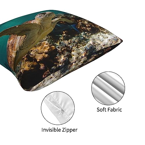 Housse de coussin tortue de mer : transformez votre canapé fatigué avec ce textile doux BAFAFA - 7