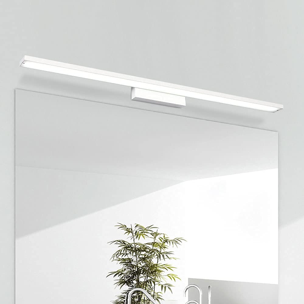 Spiegelleuchte für Badezimmer mit LED-Licht, Frontleuchten mit nordischem Spiegel, Frontbeleuchtung mit Spiegel, 60 cm, 12 W, Lampen für Badezimmerspiegel über dem Schrank