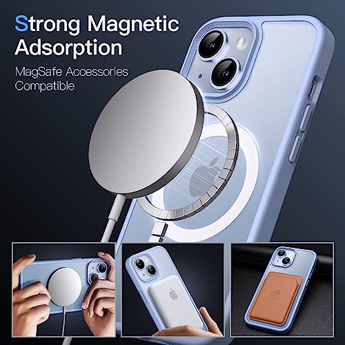 Image of JETech Magnetic Matte Case for iPhone 14, Sky Blue