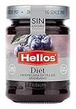 Con un 60% de fruta Helios Mermelada Dieta Arándano - 280 gr