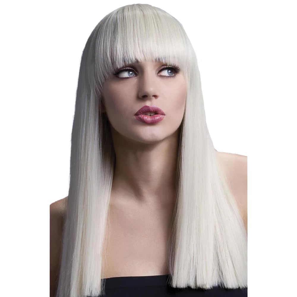 Smiffy's Fever Women's Alexia Wig, One Size, Blonde - Wig Blonde Alexia Fever 19Inch48cm Fancy Dress Long