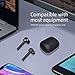 Bluedio TWS Earbuds Bluetooth 5.0, Wireless Earbuds with Charging Case,HI-FI Stereo Headphones in-Ear and Smart Touch Control Single/Twin Mode,Built-in Mic Headset with Deep Bass for Sport (Black)