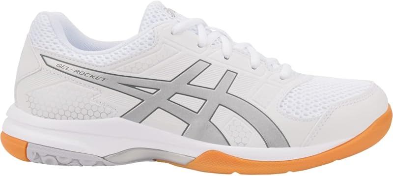 Women's Gel-Rocket 8 Volleyball-Shoes, Airy Blue/Silver/White
