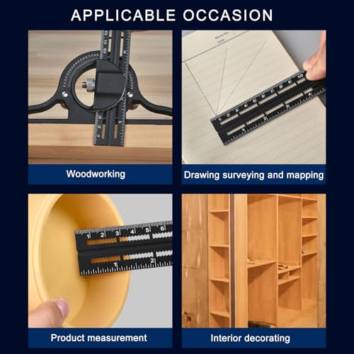 Règle à angle droit de combinaison précise pour réussir vos projets de construction - 7