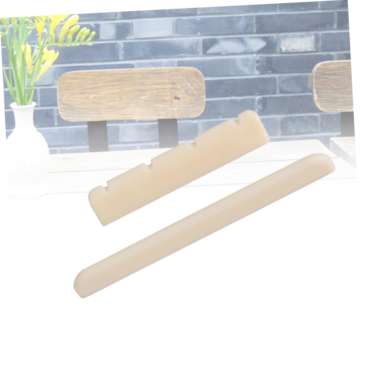 FAVOMOTO Gl72 Guitar Parts Nut Saddle Kit Plastic Classical Guitar Accessory Easy Fit