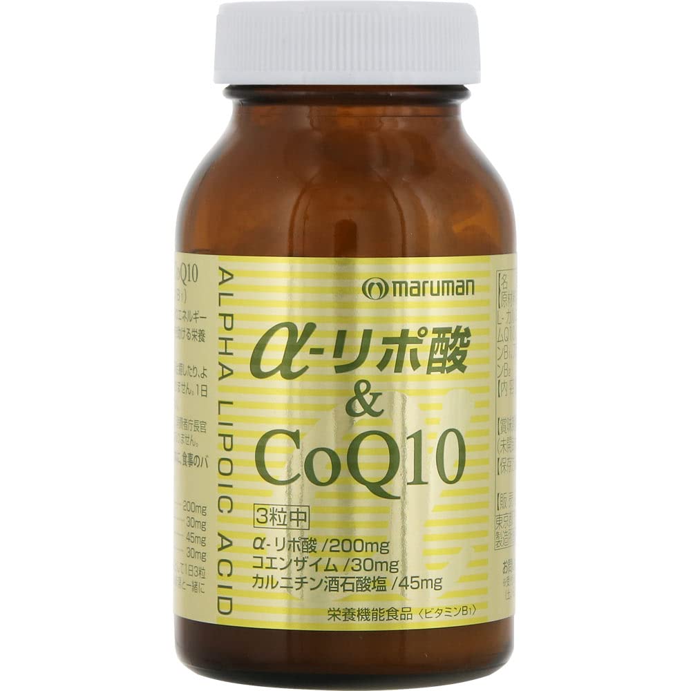 Amazon | マルマン α-リポ酸CoQ10 249㎎×180粒 | マルマン(maruman