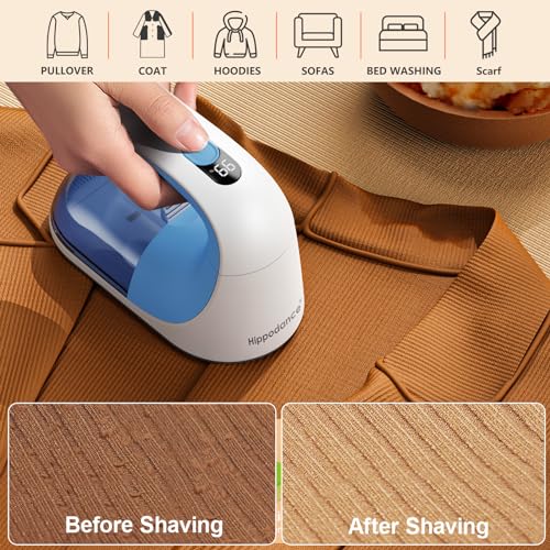 Rasoir Anti Bouloche,Anti Bouloche Vetement de USB-C Rechargeable,Électrique Anti Bouloche Puissant et Efficace pour Les Vêtements et Les Meubles avec 2 Lames Remplaçables,3 Vitesses Ajustables – vue 7