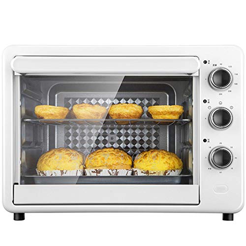 Elektrischer Pizzaofen Mit Mini-Desktop-Konvektion, Mehrseitiges Heizsystem, 32 Liter, 1500 W, Geeignet Für Pizza, Kuchen, Brot, Eierkuchen,