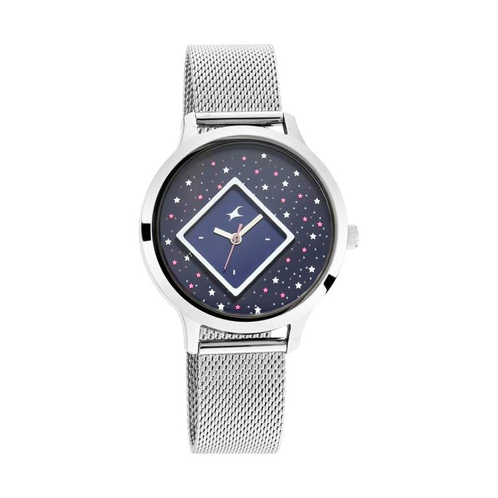 Fastrack Fit Outs Quartz Analog Blue Dial Metal Strap Watch for Girls-NP6210SM02 (B0847X22J8) Amazon Price History, Amazon Price Tracker