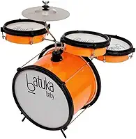 Bateria Baby Laranja - Bumbo 10", Tom E Caixa 06" Corpo De Abs