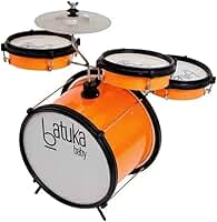 Bateria Baby Laranja - Bumbo 10", Tom E Caixa 06" Corpo De Abs