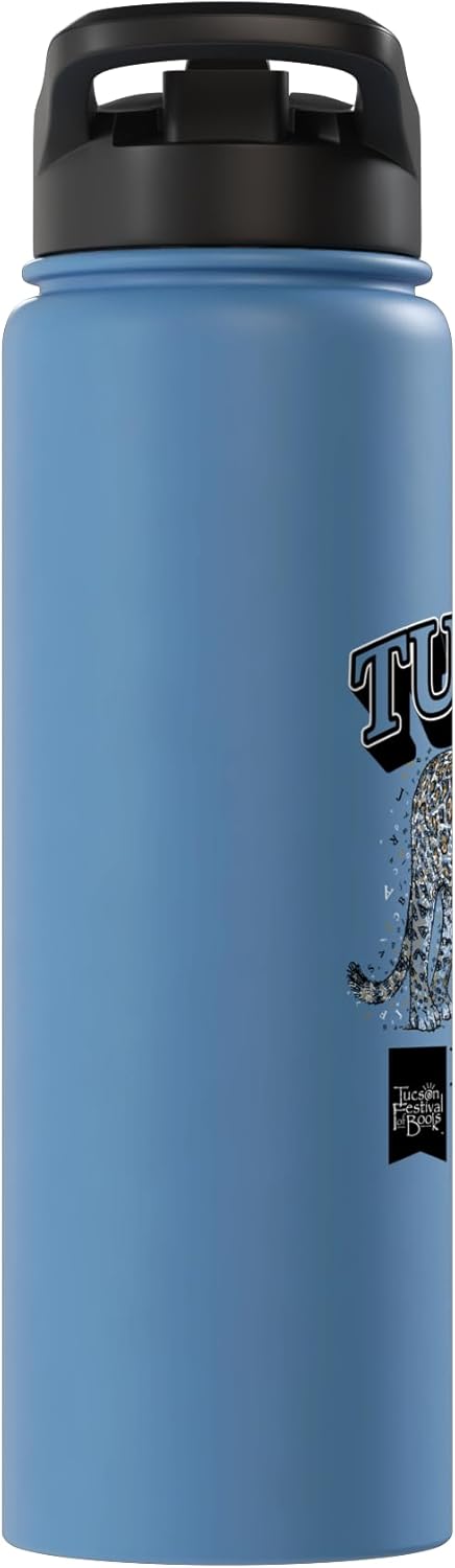 Tucson Festival of Book | Merch | TFOB 2026 | Critter Jaguar Stainless Steel Insulated Water Bottle