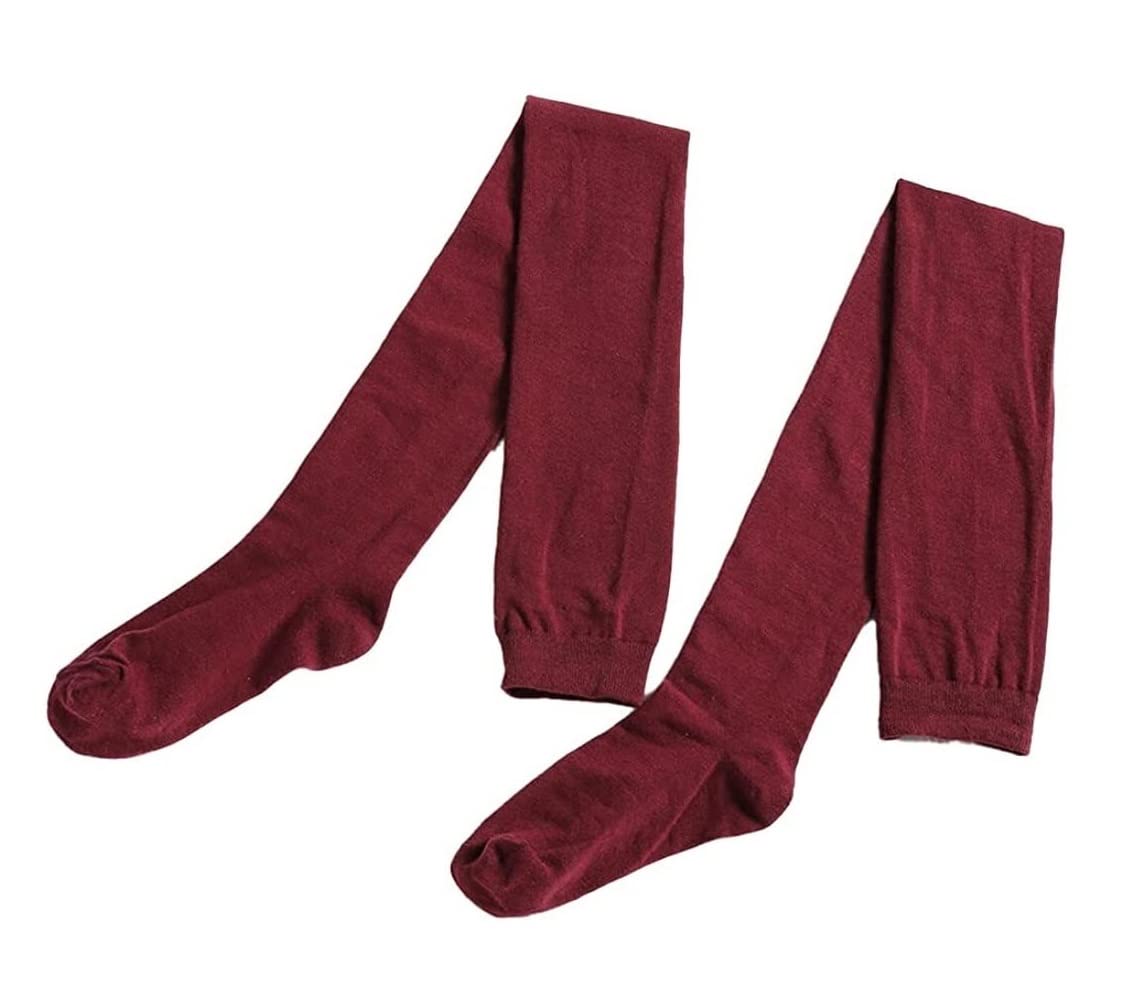 Calcetines Térmicos Calcetines Altos Hasta El Muslo Calcetines Elásticos Elegantes Sobre La Rodilla Calcetines Largos Cálidos De Color Puro Calcetines Suaves Para Botas Calcetines Invierno ( Color : B