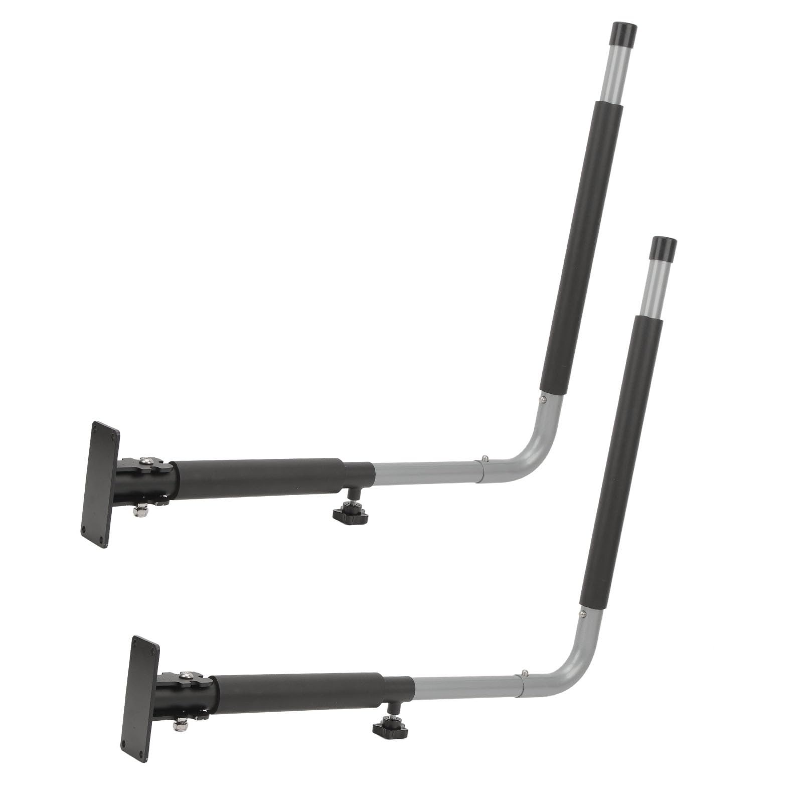 Yctze Support Mural pour Coffre de Toit de Voiture, Support Mural pour Coffre de Toit, Support Mural Pliable, Télescopique, de 50 Kg, Crochet de Rangement pour Canoës, Planche