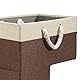 Baoblaze Treppen Organizer Korb, Treppenkorb mit Griff, Faltbarer L-förmiger Aufbewahrungskor, Modern Stair Basket, Stair Case Baskets, Treppenhaus Organizer für Wäsche, Spielzeug, Wohnkultur, BRAUN