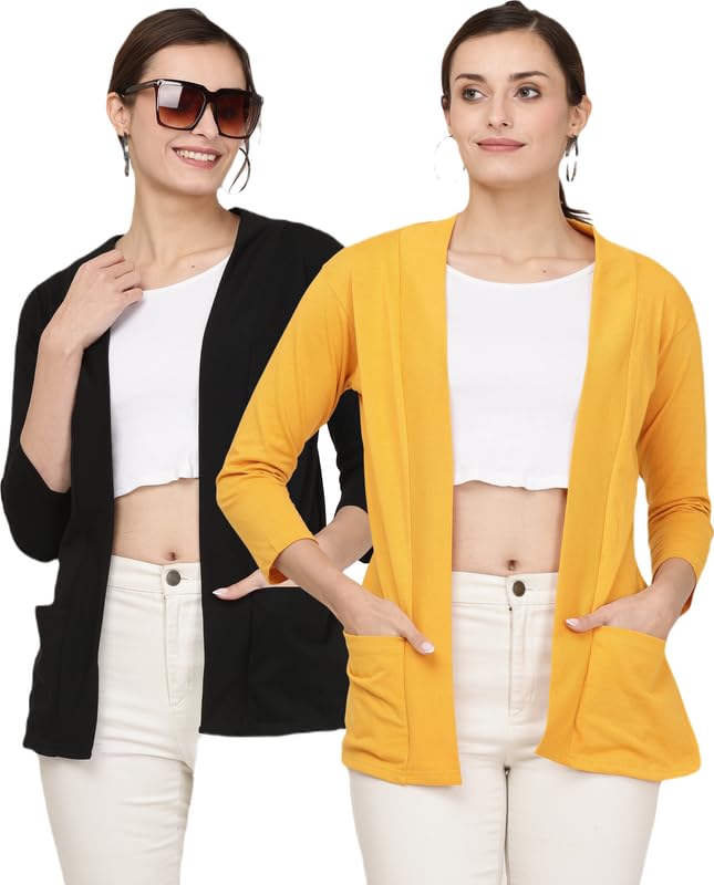 Embroidered Women's Shrug for Artisanal Detailing Multicolour-picture-36