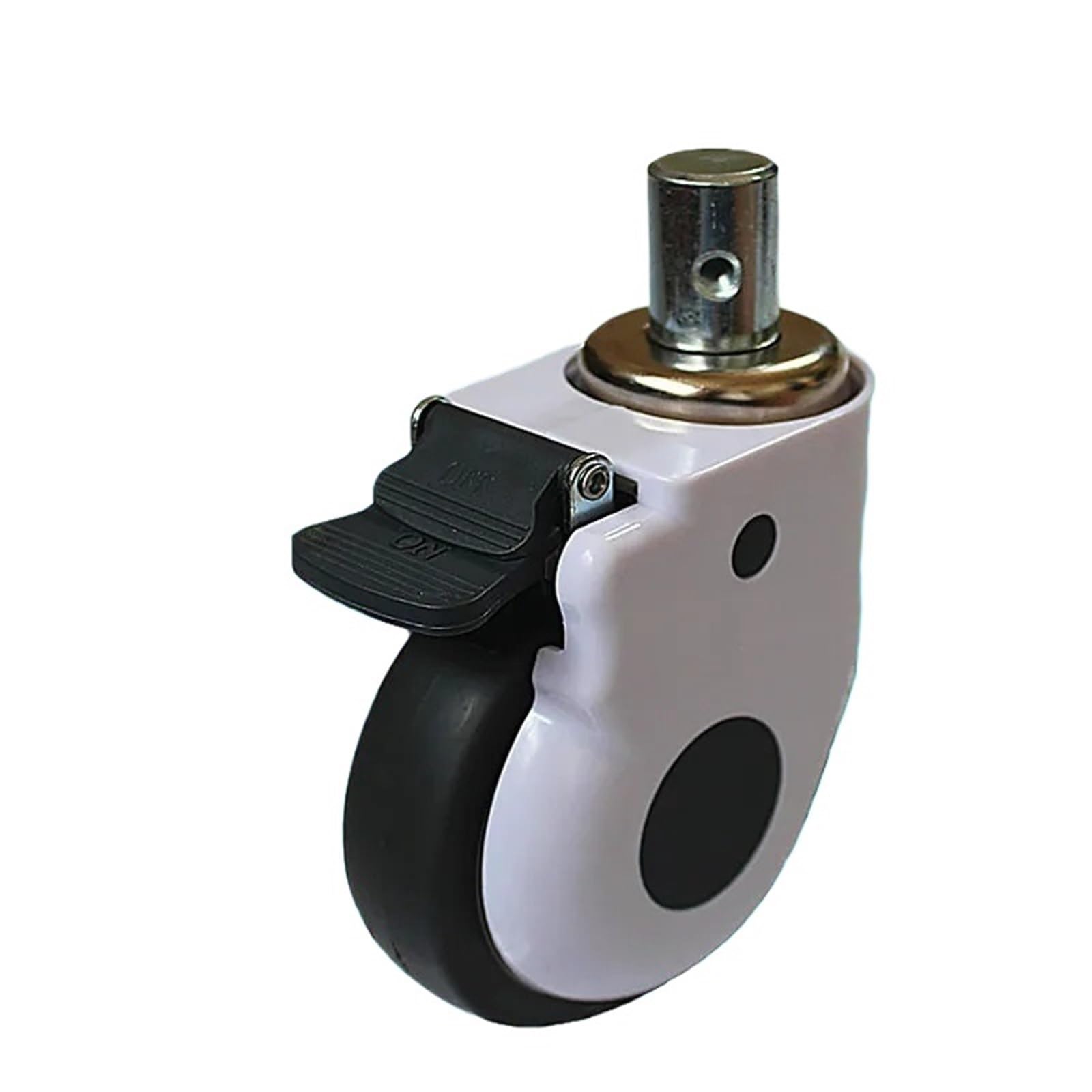 5 Zoll Tragkraft 100kg Medizinische Rollen/Räder mit Bremse TPR Stummrad Medizinische Geräte Abdeckung Rad 1St