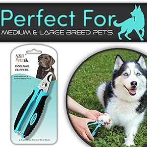   HH-Pets-Nail-Clippers-Series-for-Cats-and-Dogs-Razor-Sharp-Blades-Sturdy-Non-Slip-Handles-Dog-Accessories-Professional-at-Home-Grooming-Stainless-Steel-Dog-Nail-Trimmers-M-M-L-Dogs