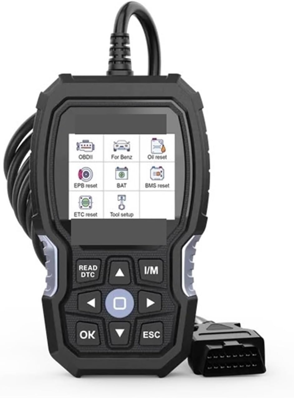 Narzędzie diagnostyczne do samochodów, Skaner samochodowy OBD2 Smart All System ABS SRS Reset oleju Narzędzie diagnostyczne samochodów z silnikiem Diesla Do samochodów, lekkich ciężarówek, SUV-ów