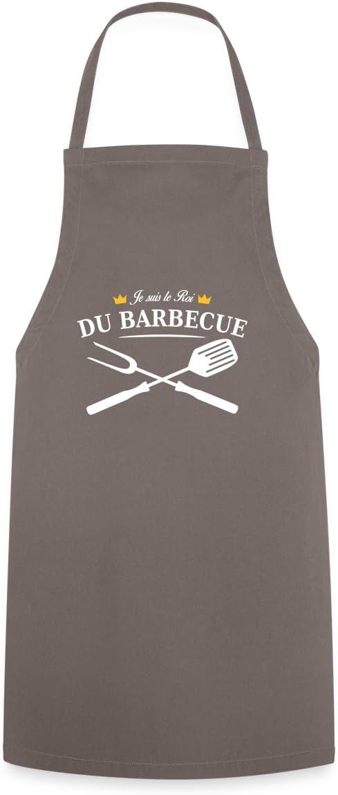 Tablier Noir Le Roi Du Barbecue C'est Moi - Maison