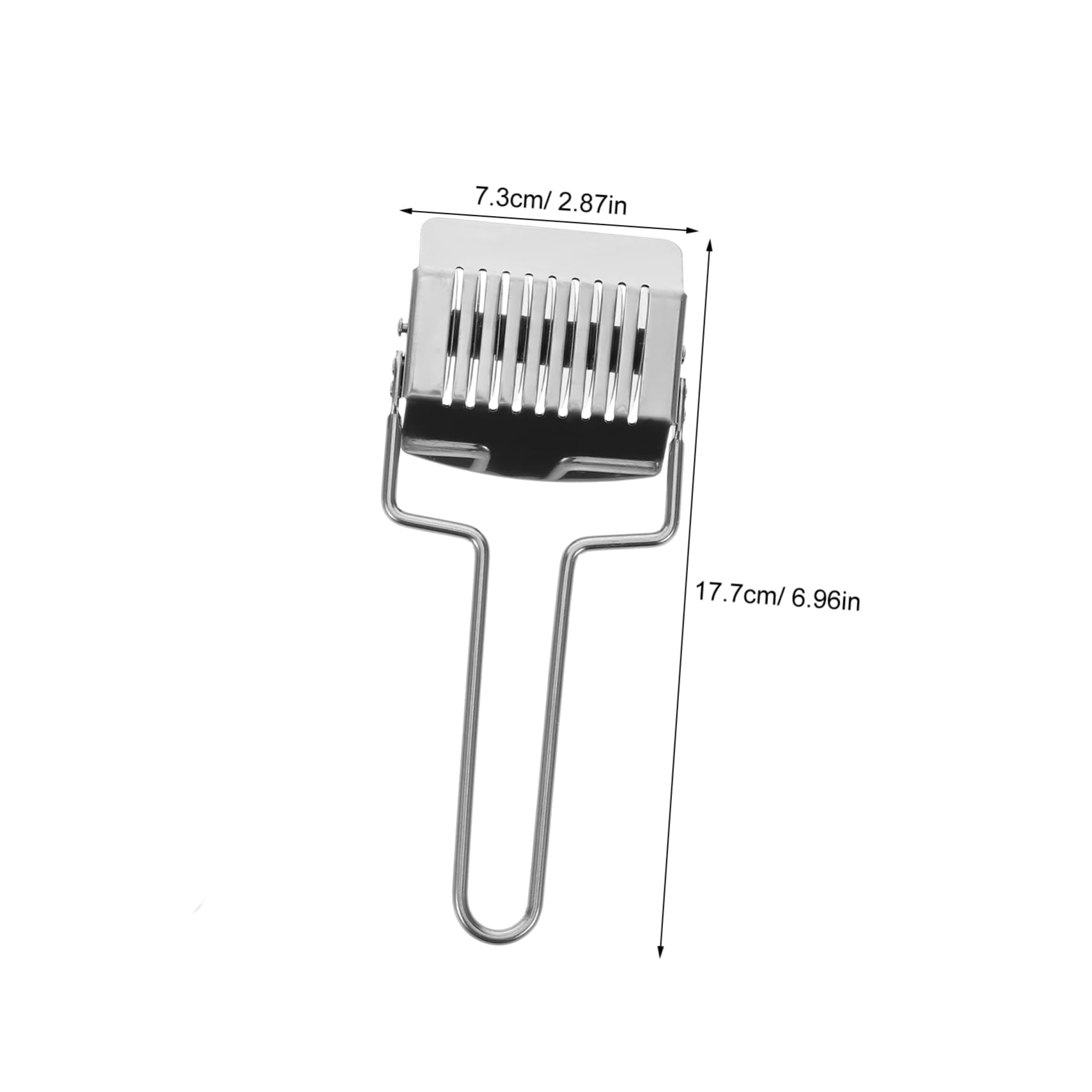 Cabilock 2pcs Pasta Noodle Cutters: Stainless Steel Spaghetti Pasta Maker Noodle Lattice Roller Dough Cutters Mincer Kitchen Tool Silver