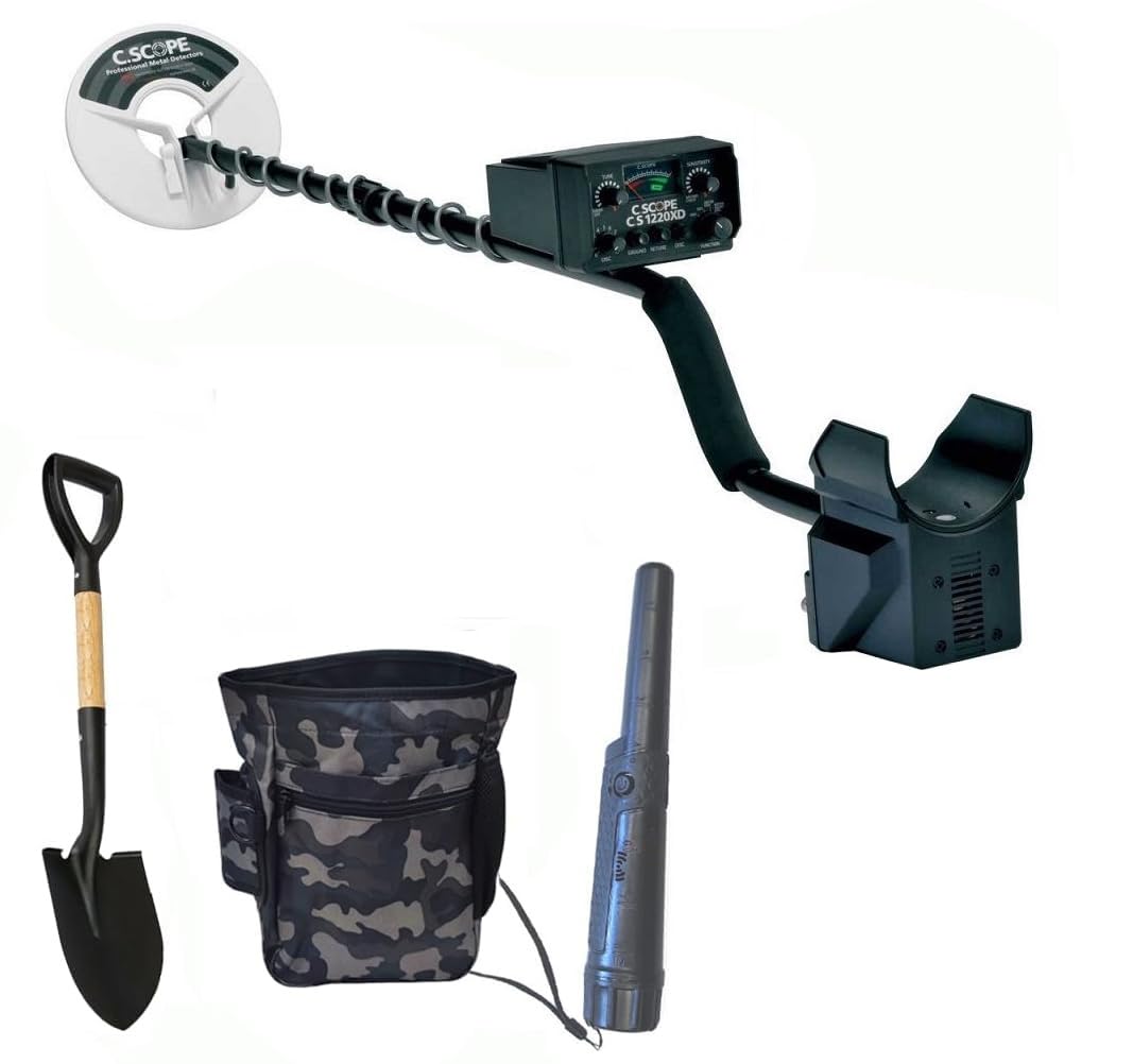 METAL DETECTOR CS1220XD C.SCOPE SPECIAL PACK PINPOINTER PALA MARSUPIO