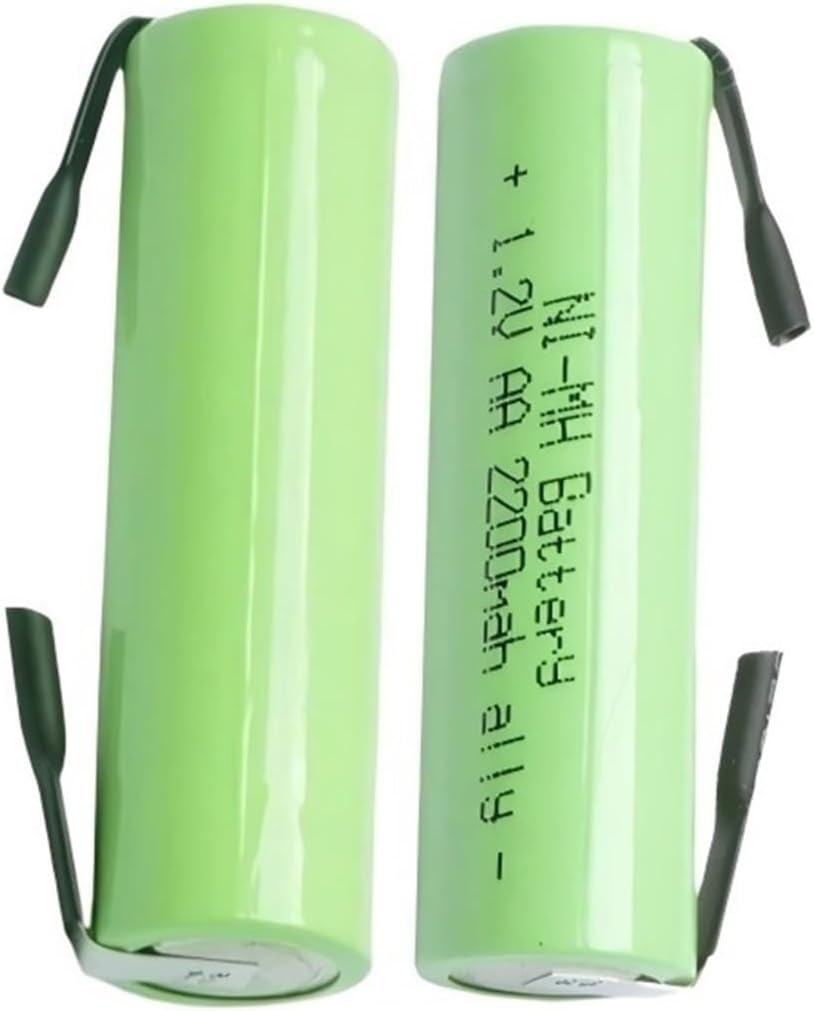 1.2V AA Rechargeable Battery 2200mAh Accessories Replacement. Compatible With Philips T7000, T7500, T760, T765, T770, T800, T860, T870 Shavers(Style 1)