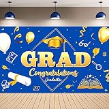 Graduation Decorations-Graduation Party Decorations 2022-Large Congrats Grad Banner Garland Photo Ba