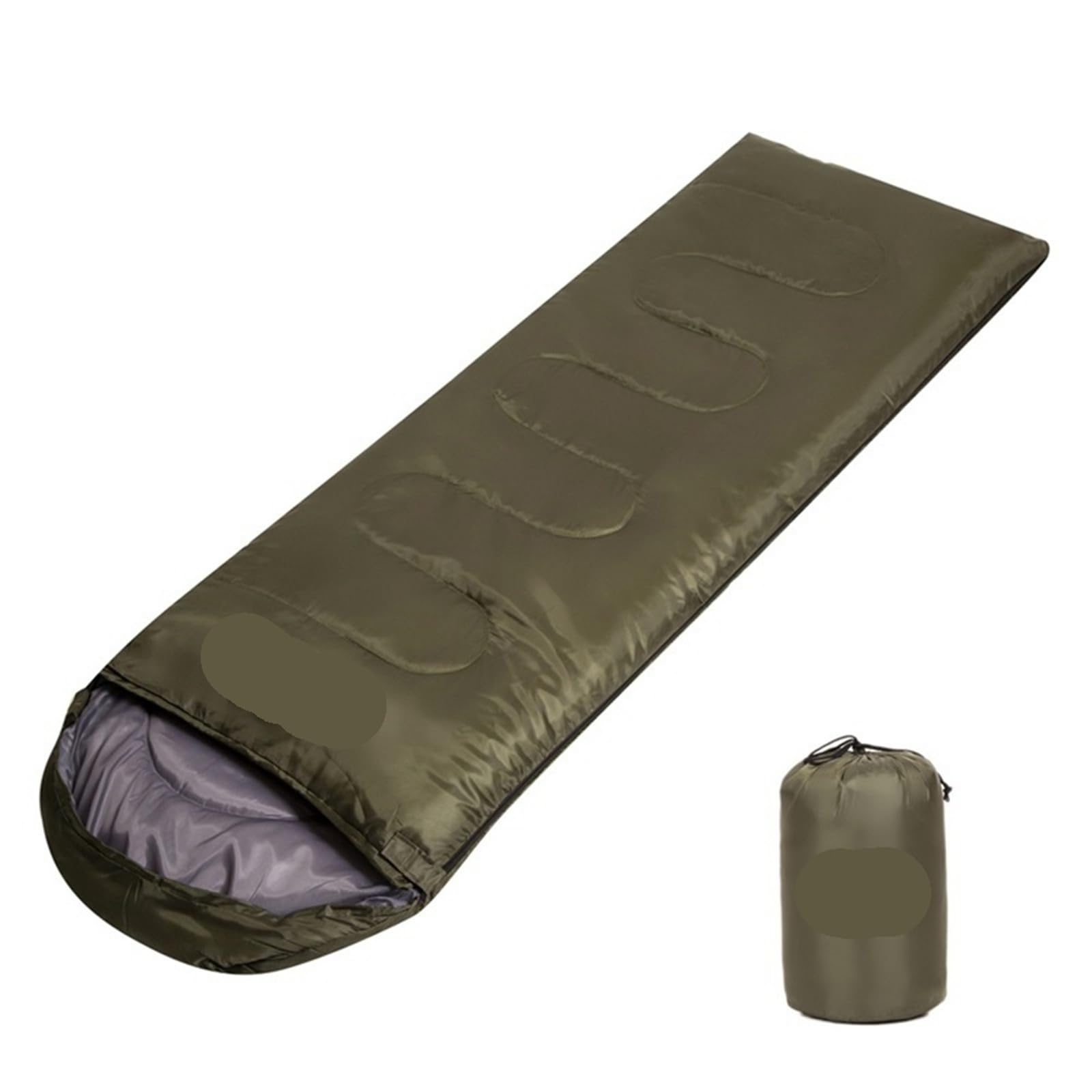 Śpiwór outdoorowy, Ultralekkie śpiwory dla dorosłych dzieci 1 kg przenośne 3 sezony piesze wycieczki kemping plecak z workiem na kemping