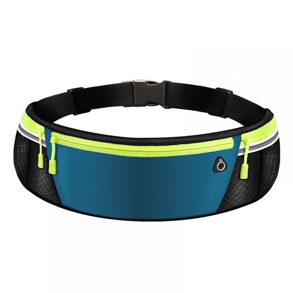 WATERFLY Marsupio Uomo Donna con Portaborraccia: Marsupio Sportivo Piccolo alla Moda Marsupio Running Cintura Fanny Pack per Escursionismo Corsa Ciclismo Camminata Montagna Arrampicata