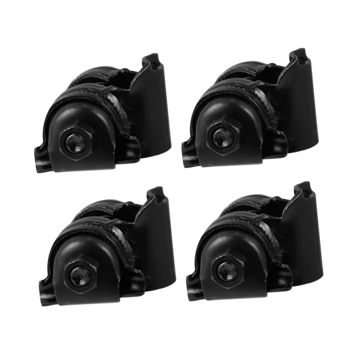 Mikikit Lightweight Iron Bike Seat Clamp Saddle Clamp Head Bicycle Quick-release Seatpost