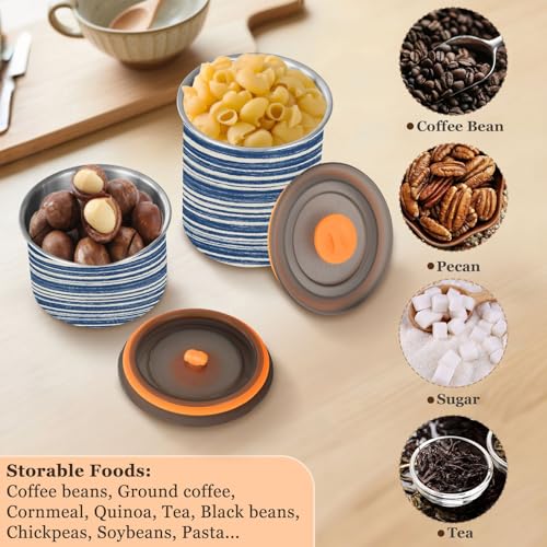 Envase de café hermético de acero inoxidable 30 oz miniatura 5