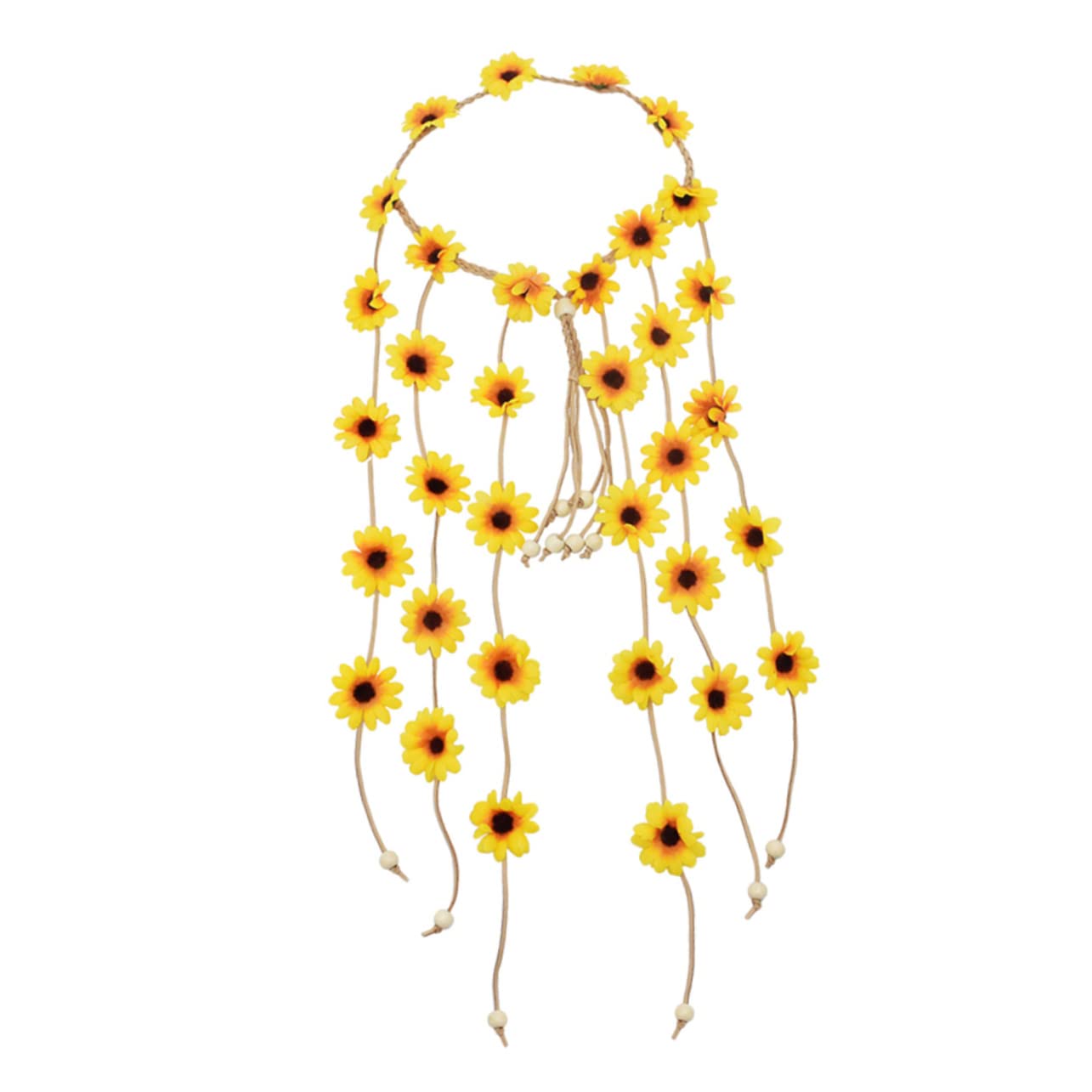 PACKOVE Bandeau à Pompon Tournesol Coiffe De Fleurs Accessoire Pour Cheveux Cadeaux De Grossesse Pour Nouvelles Mamans
