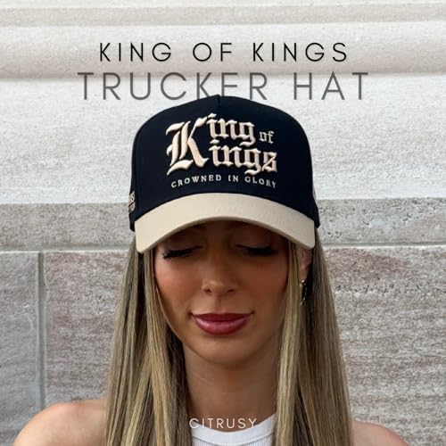 Image of Vintage Faith & Forever Trucker Hat | Men & Women | Christian Cross Jesus Hats | Bachelorette Bride Hat | Cotton | Snapback