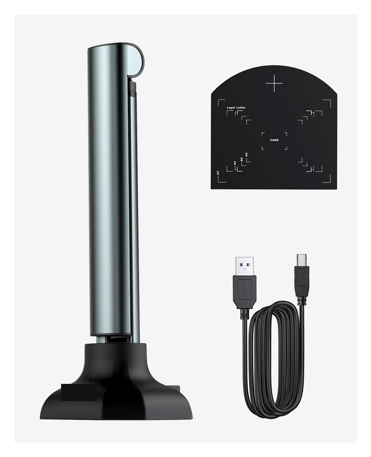 Przenośny skaner, Przenośny skaner książek z przedłużaczem Kamera dokumentacyjna USB o rozdzielczości 12 MP, zoom OCR dla laptopa w formacie A3/A4 Narzędzie do malowania konferencji internetowych