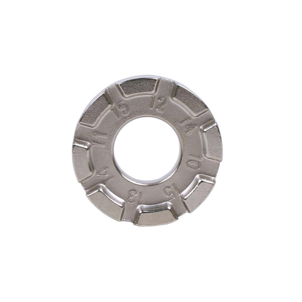 WHAMVOX Clé à Rayons 8 Voies Pour Roue De Vélo - Outil De Réparation De Rayons Ronds - Argenté