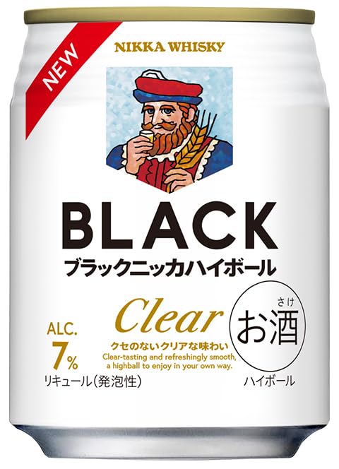 Amazon.co.jp: ブラックニッカクリア ハイボール 250ml×24本 【アサヒ