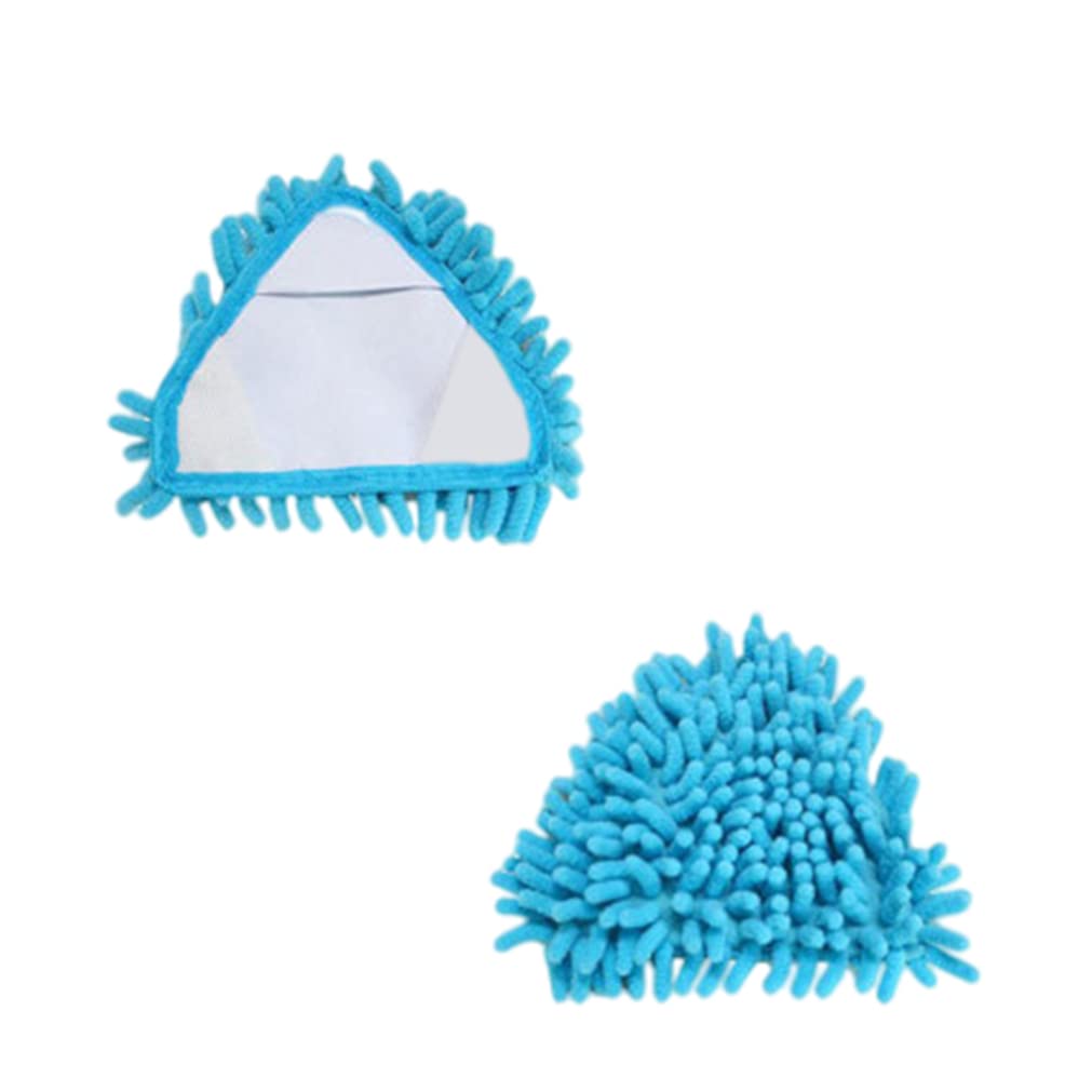 Triangle Mop Head Absorbent Microfiber Chenille Mop Brush Head Replacement Cleaning Tool 2PCS