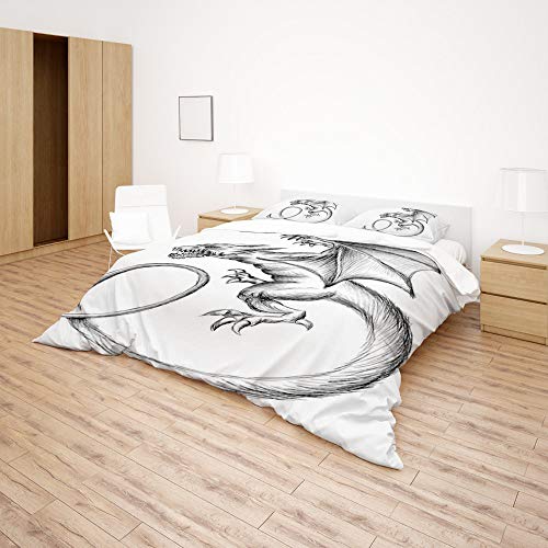 Parure de lit premium CHEHONG en microfibre de polyester ultra douce - 5