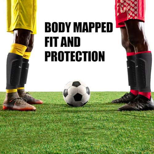 Soccer Shin Guards for Kids Youth Adults, Shin Guard Soccer Sleeves for 2-18 Years Old Boys Girls Men, Calf Compression Sleeve with Honeycomb Pads, Espinilleras de Futbol para Hombres by COTLIKE - Image 7