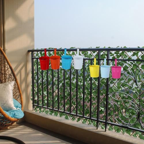 Macetas para barandilla que llenan de color tu balcón y patio este verano 4