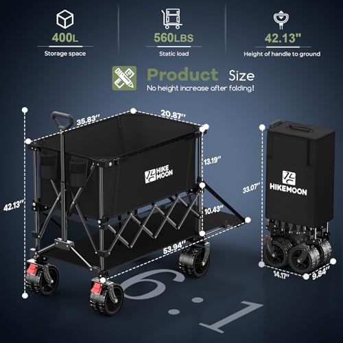 HIKEMOON Double Decker Wagon Black
