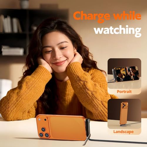 Image of MX USB C to USB C 240W Fast Charging Cable 1.5M with Foldable Invisible Multi-Angle Adjustable Stand Multi Charger Cord with Type C Cable for Phone, Tablet,Laptops Quick Charge, Desk & Car Use