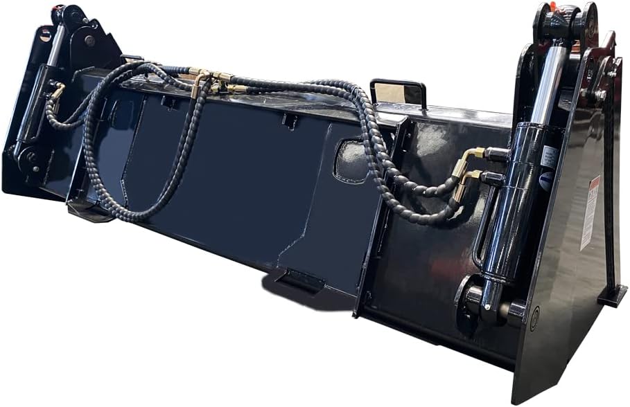 posterior view de la cullera AGT M-4 4 en 1 que mostra els cilindres hidràulics