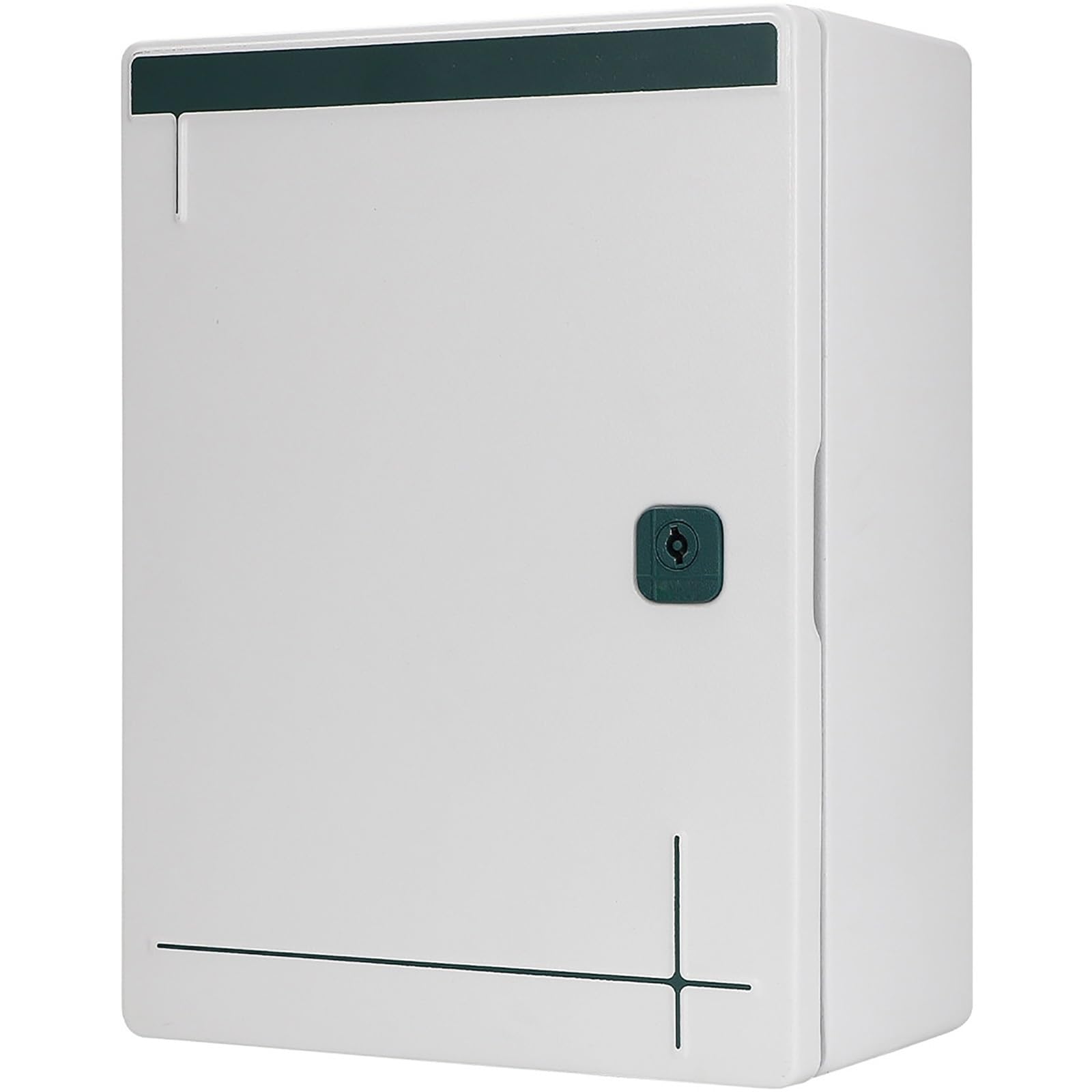 Armario Electrico de Acero Laminado en Frío, Caja Estanca Exterior Electrica, Cuadro Electrico Superficie Acabado con Recubrimiento en Polvo Electrostático, Grado IP55(50x60x20cm/20x24x8in)