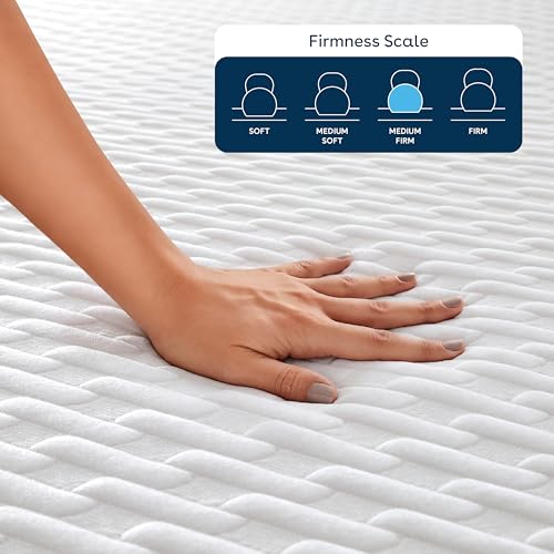 Image of Duroflex Duropedic LiveIn Airboost 2.8 Mattress |3X Breathable |30% Deeper Sleep |Medium Firm Orthopedic Mattress |NHA Approved |8 Inch, Queen Size Bed Mattress |10 Years Warranty (78x36x8 Inch)