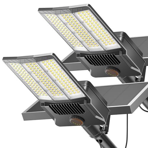 Deepn 10,000W Solar Flood Lights (2 Pack)
